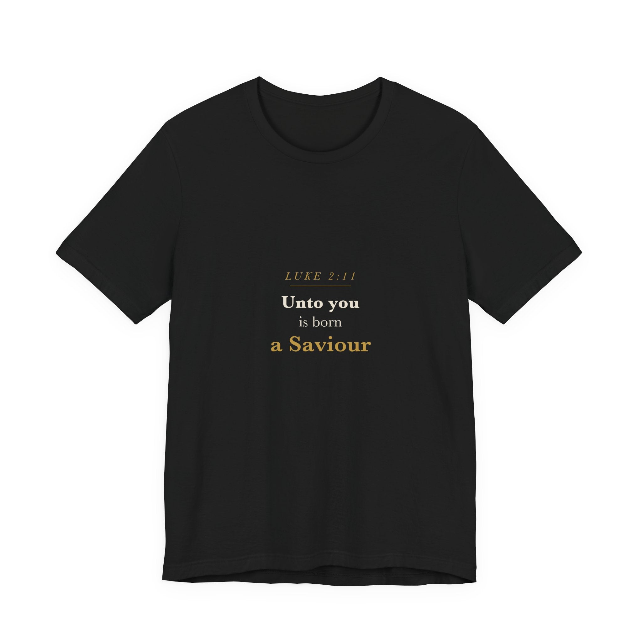 Unto You Is Born — Vintage Nativity Star Christmas Tee