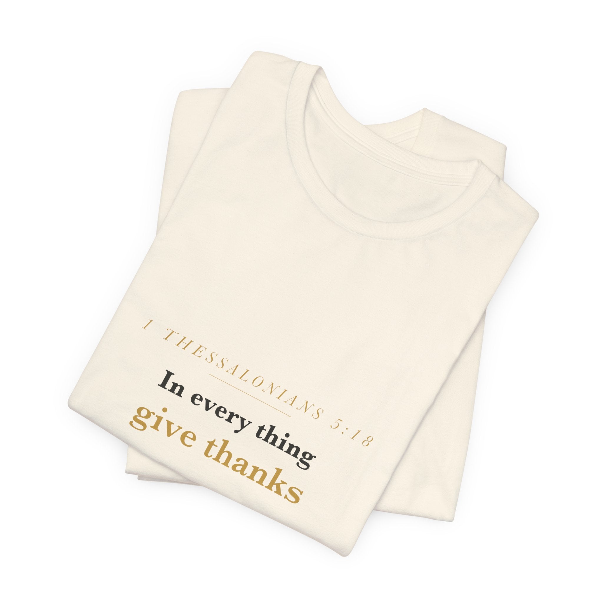 In Every Thing Give Thanks Autumn Leaf Tee