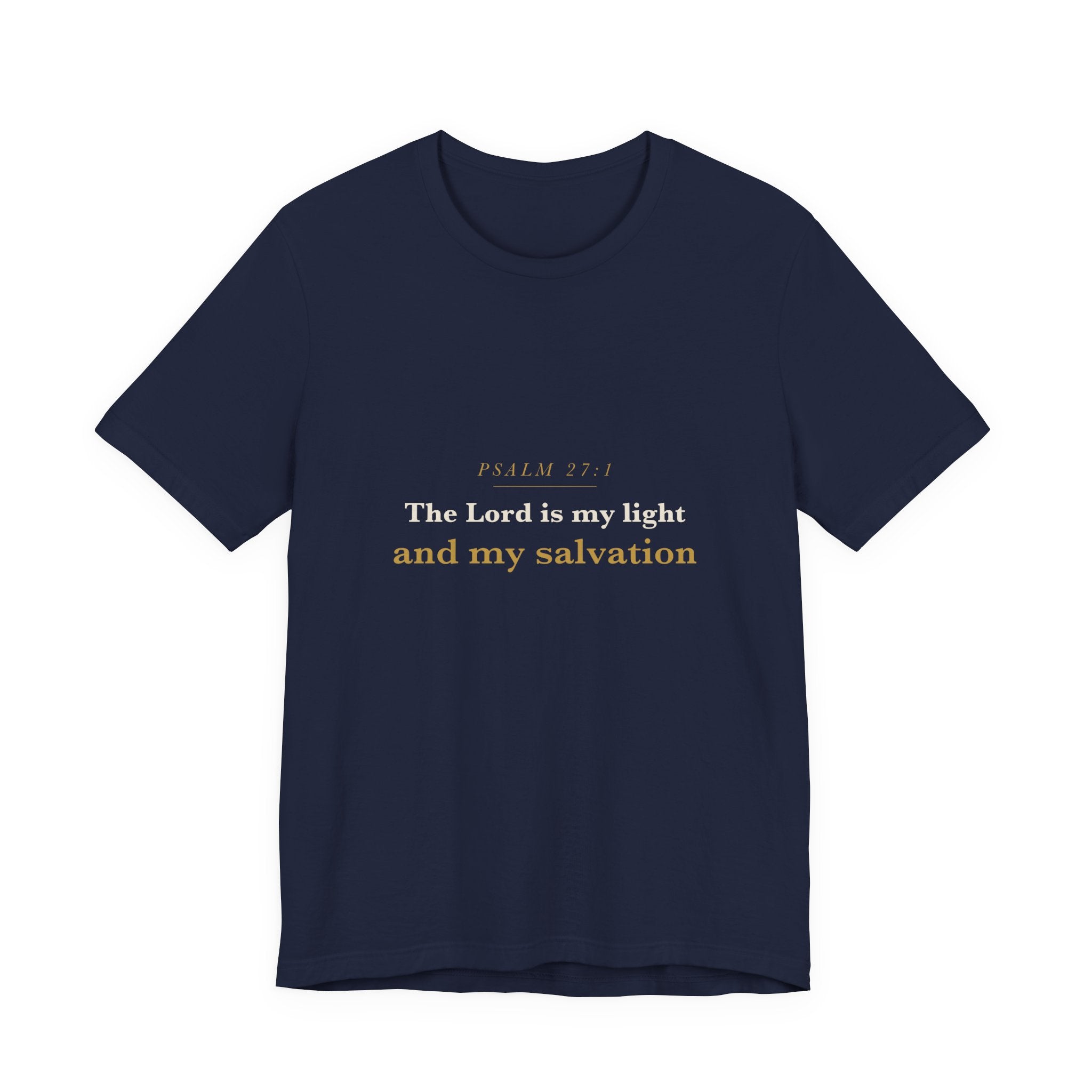 The Lord Is My Light — Psalm 27:1 Scripture Tee