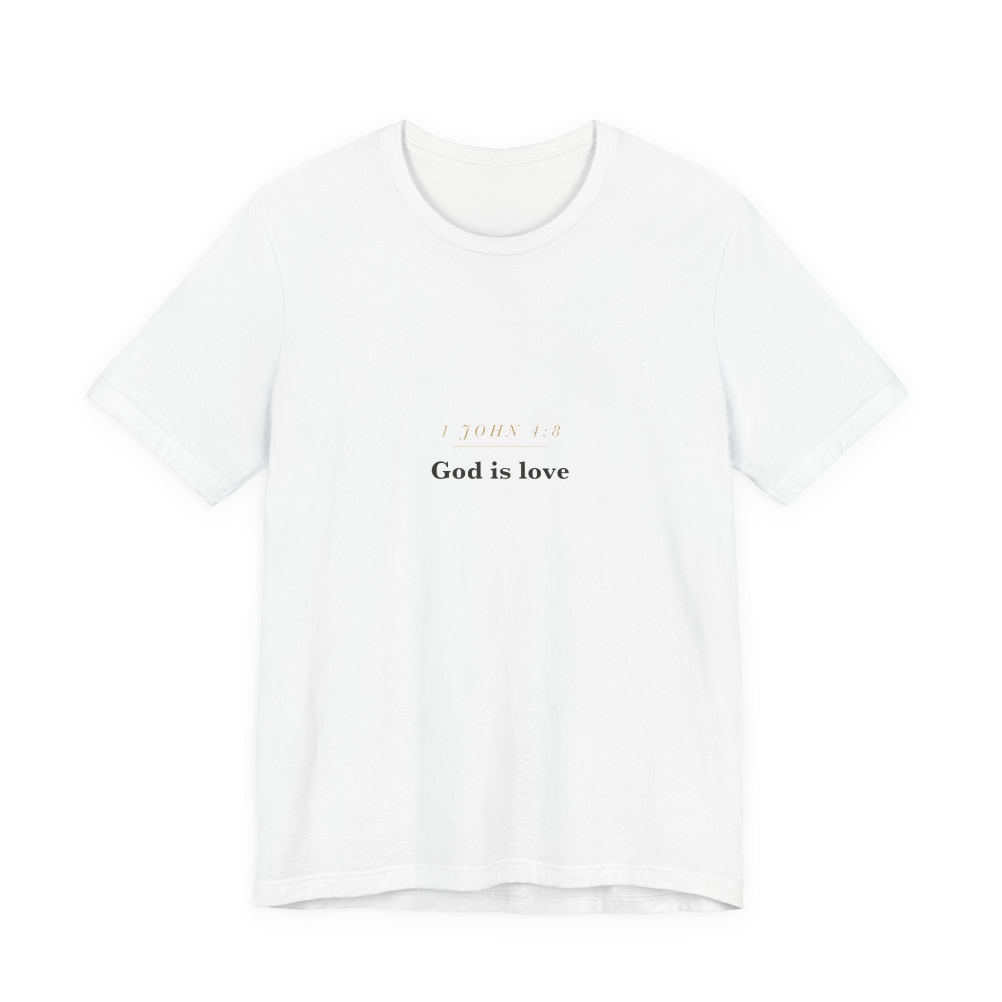 God Is Love — 1 John 4:8 Scripture Tee · Light