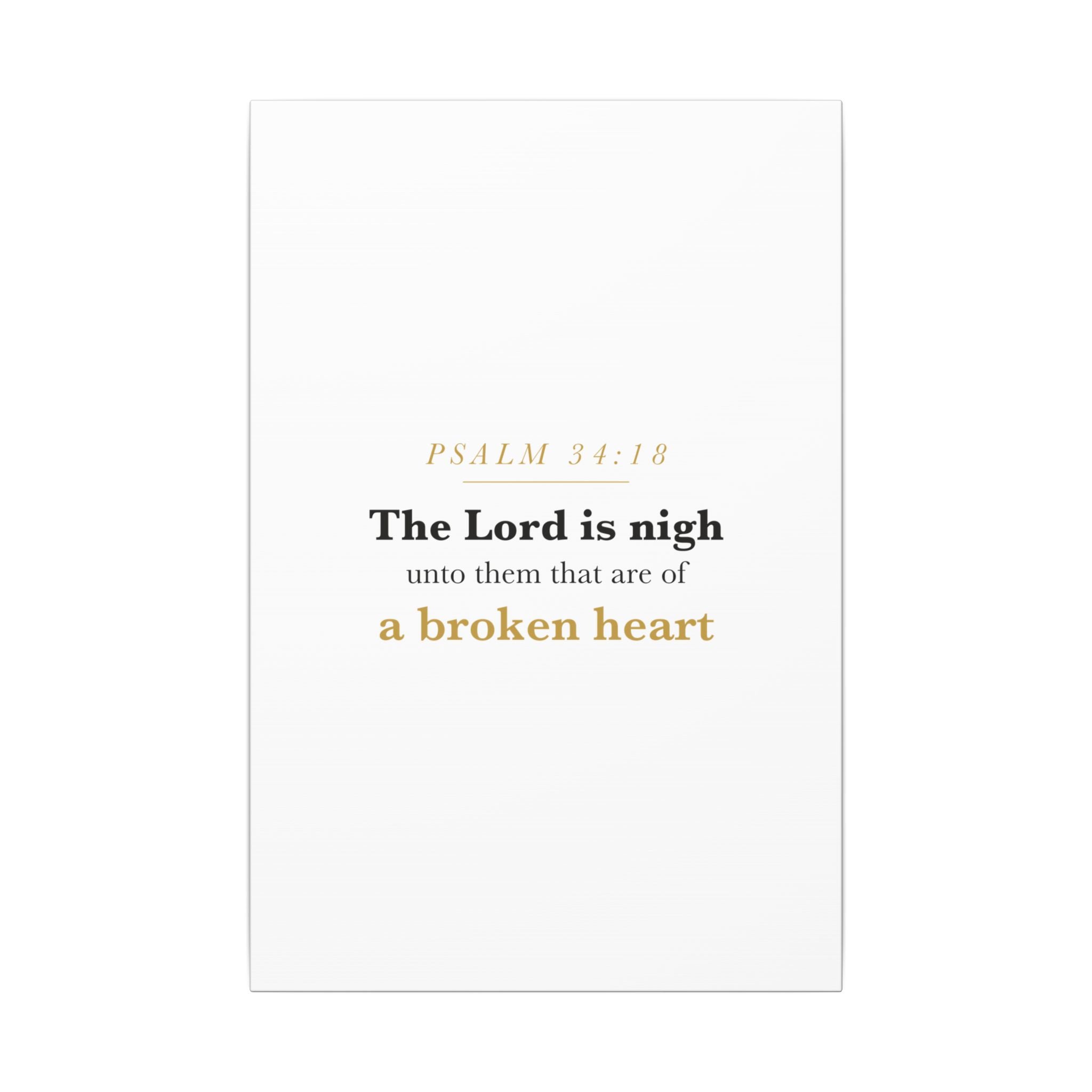 Psalm 34:18 — Near to the Brokenhearted