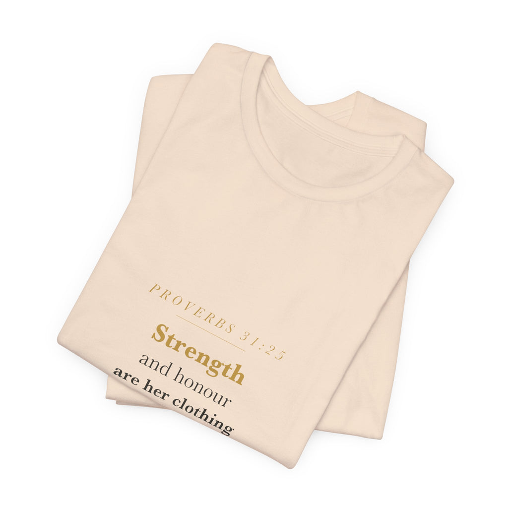 Proverbs 31:25 — Strength & Honour Wildflower Relaxed Tee