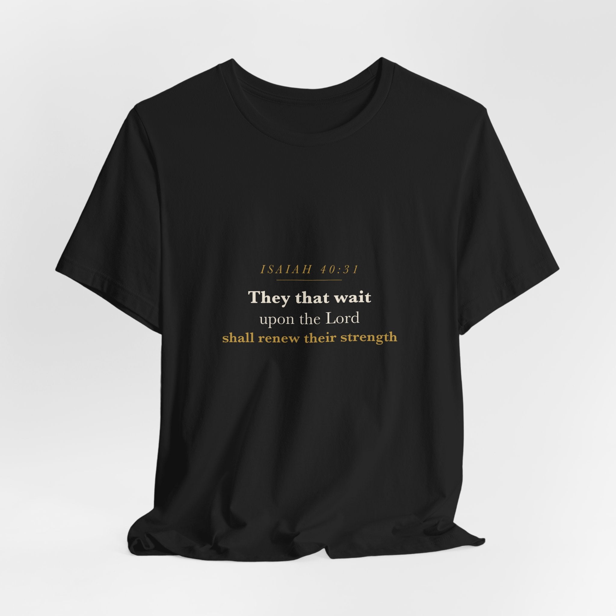 Isaiah 40:31 Scripture Tee — Renew Their Strength