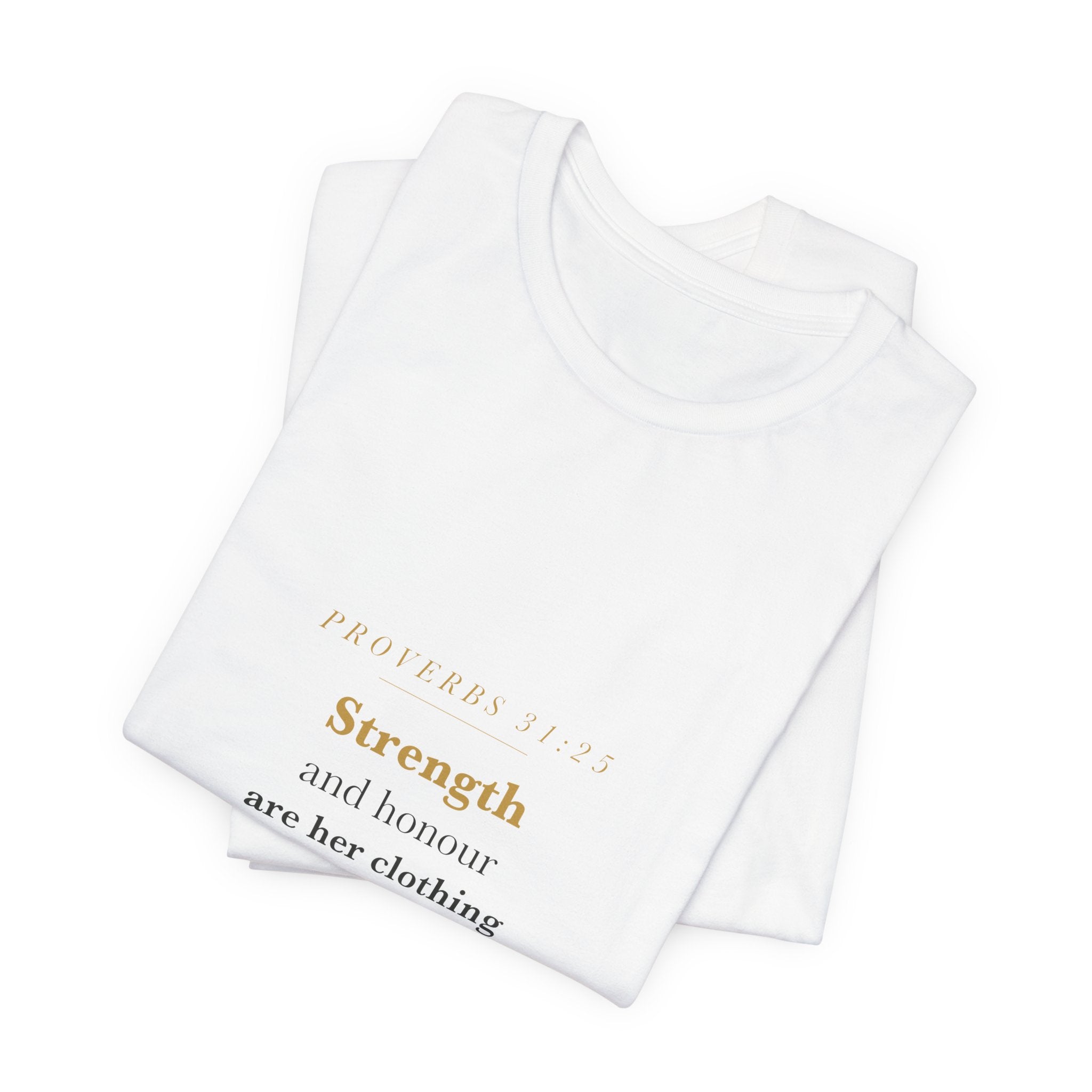 Proverbs 31:25 — Strength & Honour Wildflower Relaxed Tee