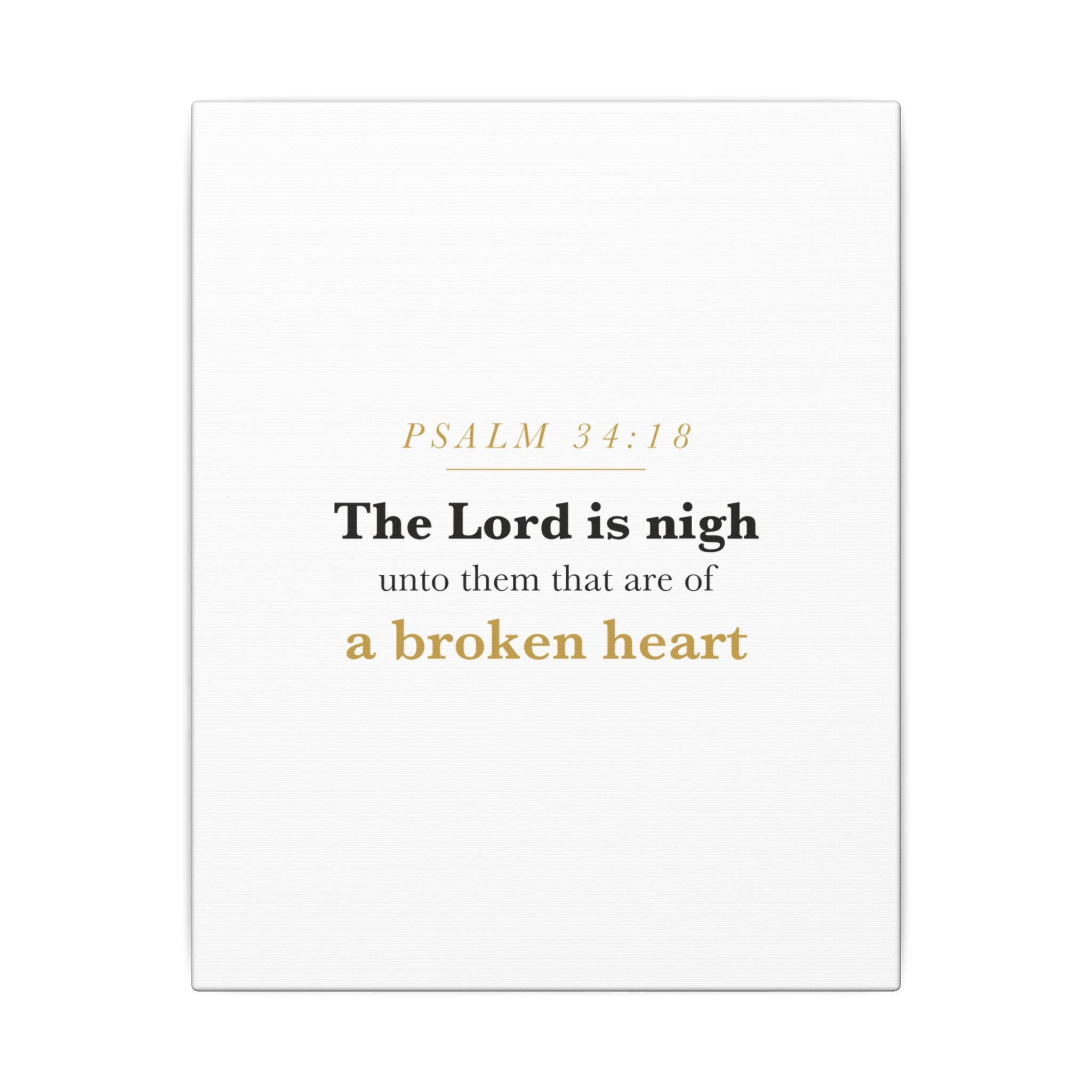 Psalm 34:18 — Near to the Brokenhearted