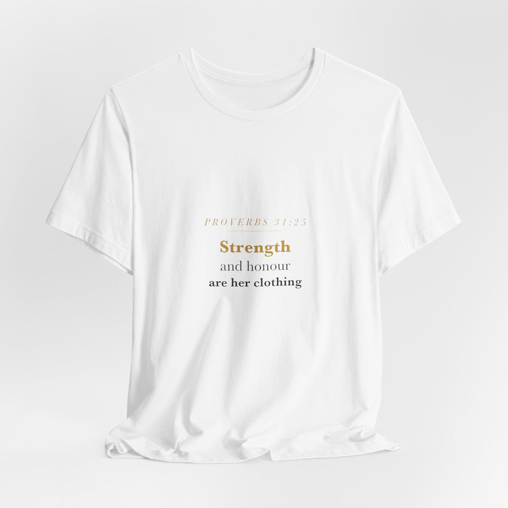 Proverbs 31:25 — Strength & Honour Wildflower Relaxed Tee