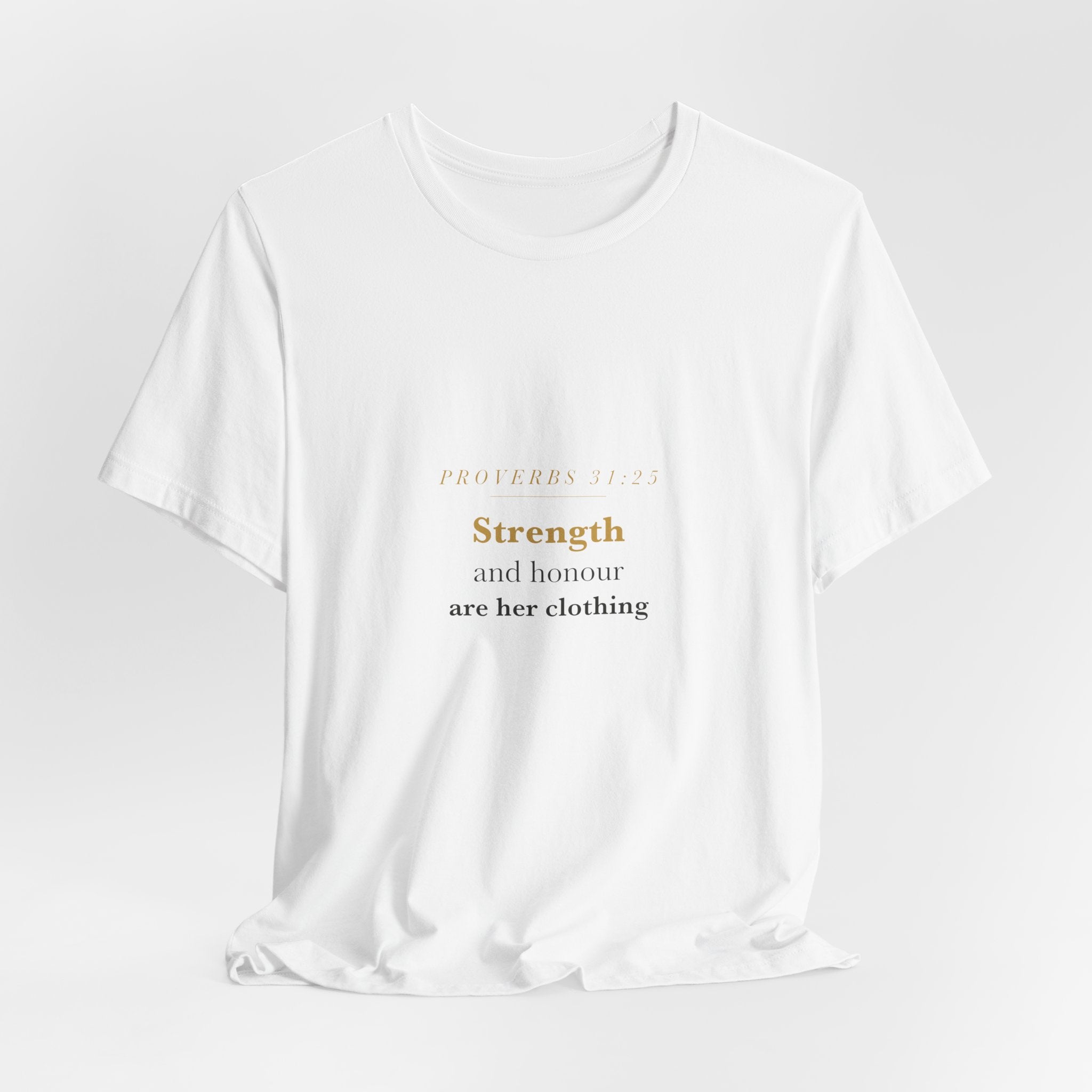 Proverbs 31:25 — Strength & Honour Wildflower Relaxed Tee