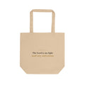 The Lord Is My Light — Psalm 27:1 Scripture Canvas Tote