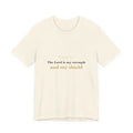 The Lord Is My Strength — Psalm 28:7 Scripture Tee · Light