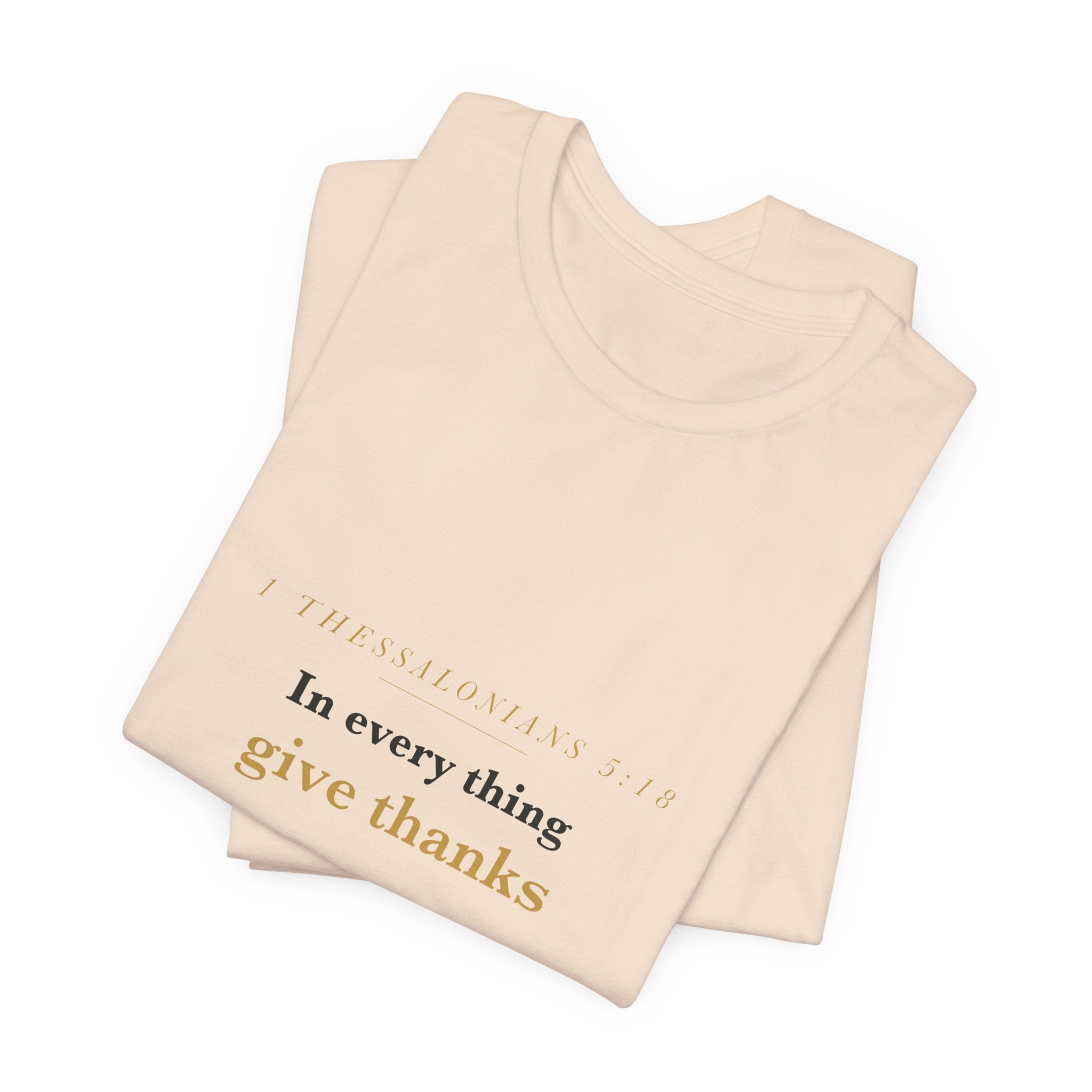 In Every Thing Give Thanks Autumn Leaf Tee