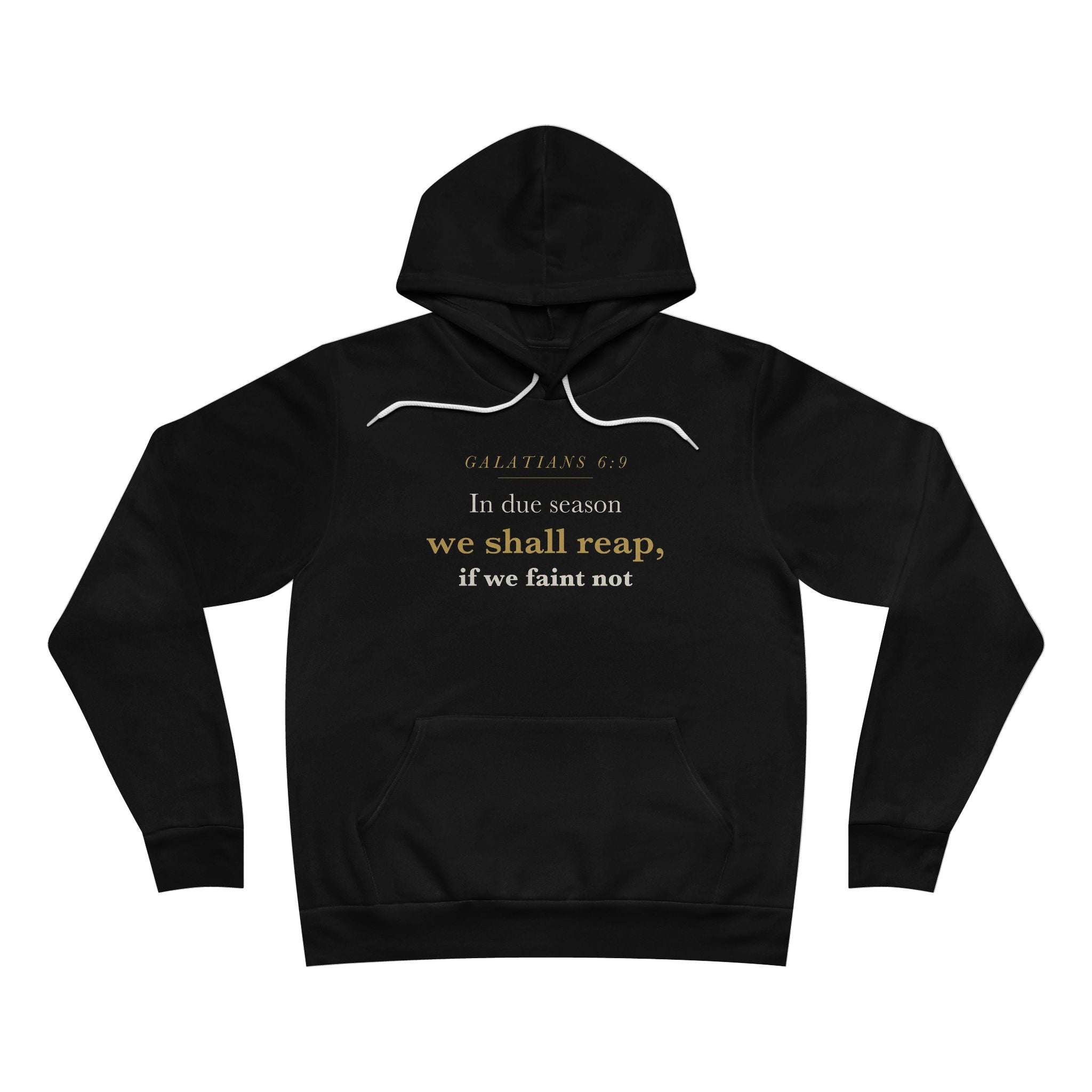 Sobriety Gift Christian One Year Sober — In Due Season We Shall Reap, Galatians 6:9 Recovery Hoodie