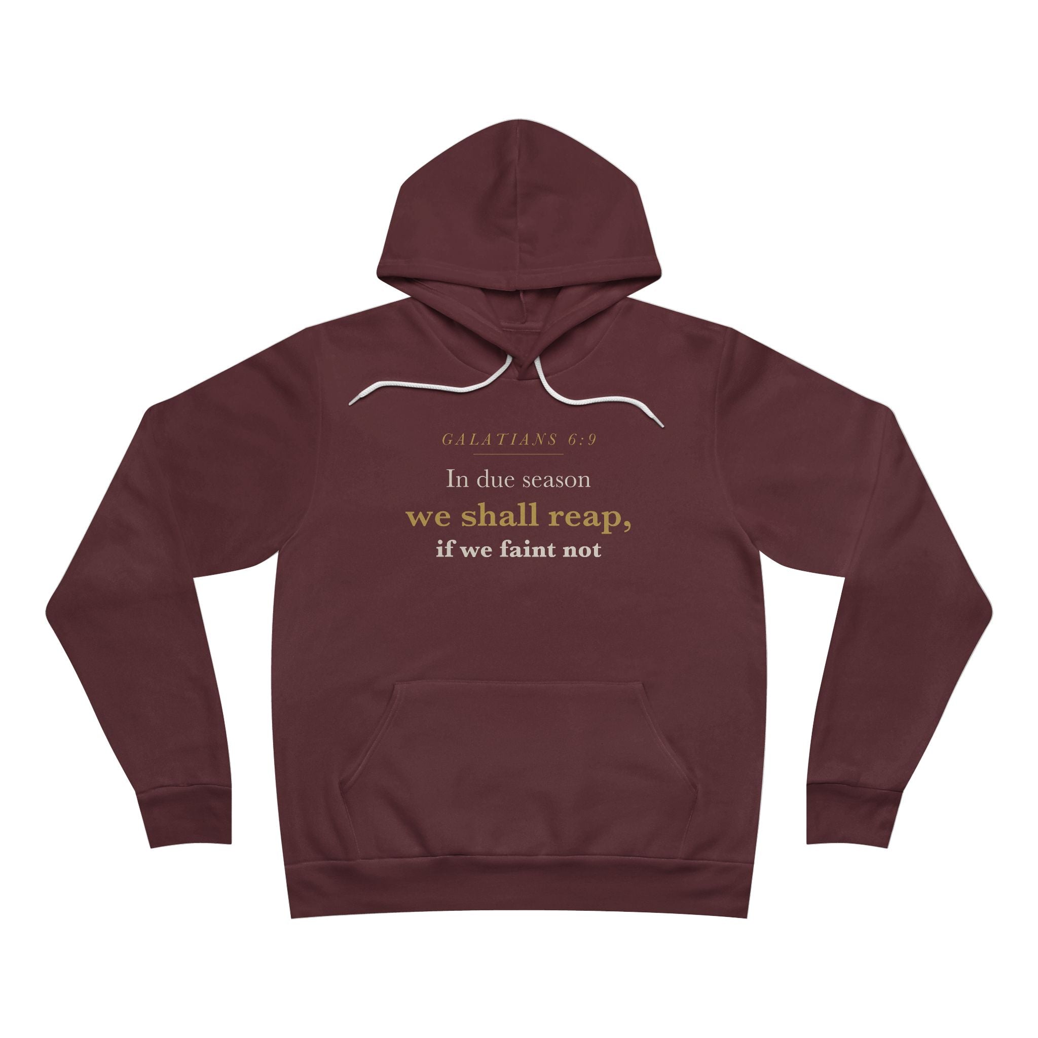 Sobriety Gift Christian One Year Sober — In Due Season We Shall Reap, Galatians 6:9 Recovery Hoodie