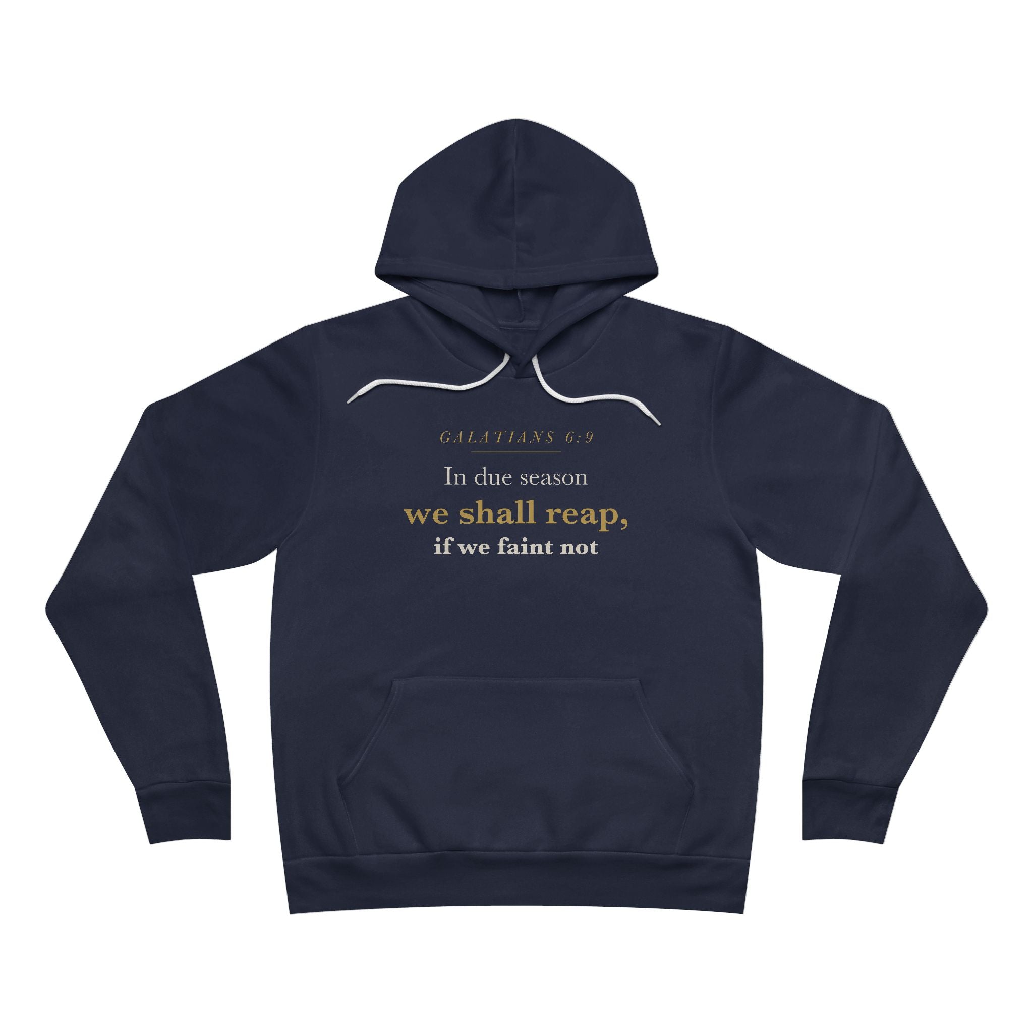 Sobriety Gift Christian One Year Sober — In Due Season We Shall Reap, Galatians 6:9 Recovery Hoodie