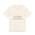I Can Do All Things — Philippians 4:13 Scripture Tee · Light