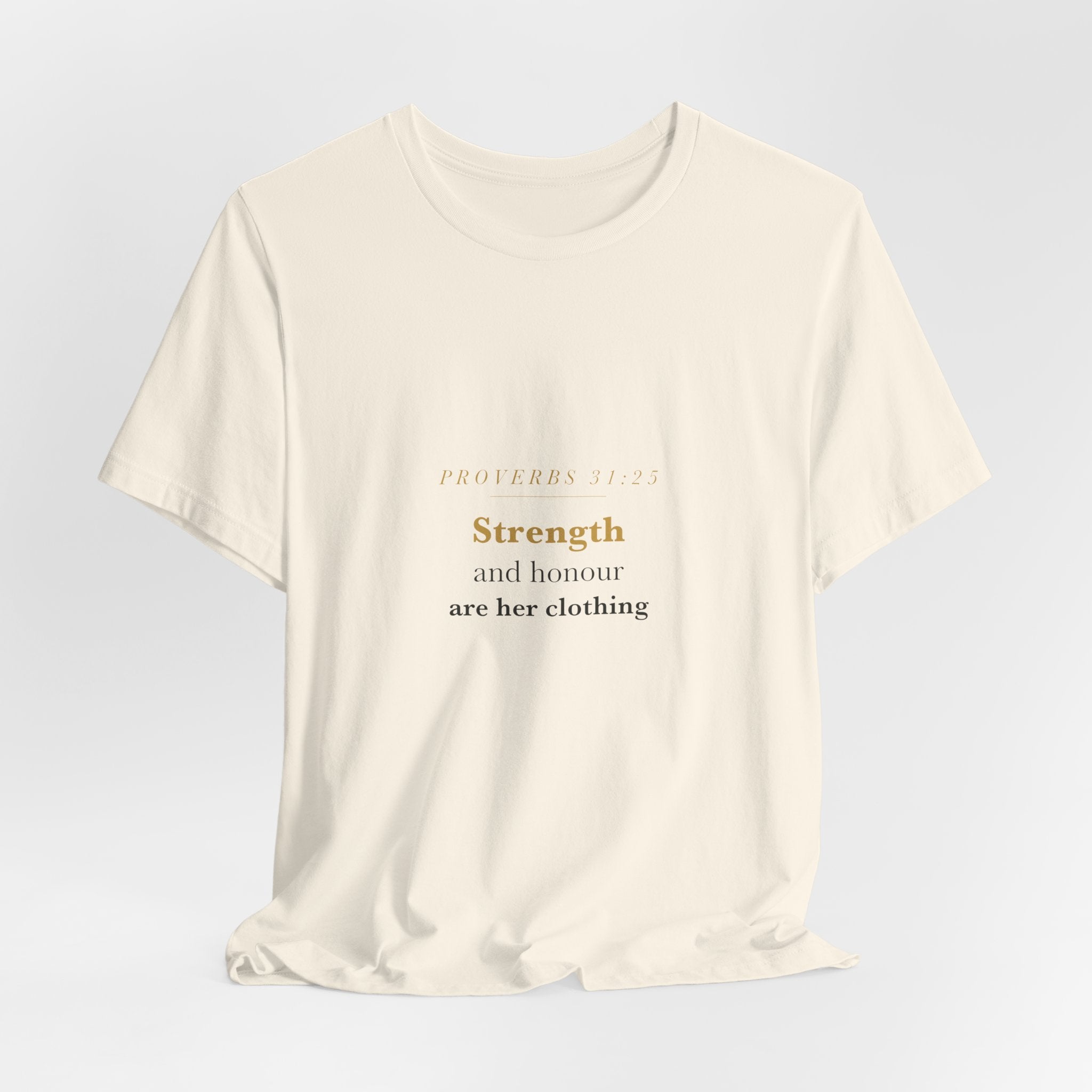 Proverbs 31:25 — Strength & Honour Wildflower Relaxed Tee