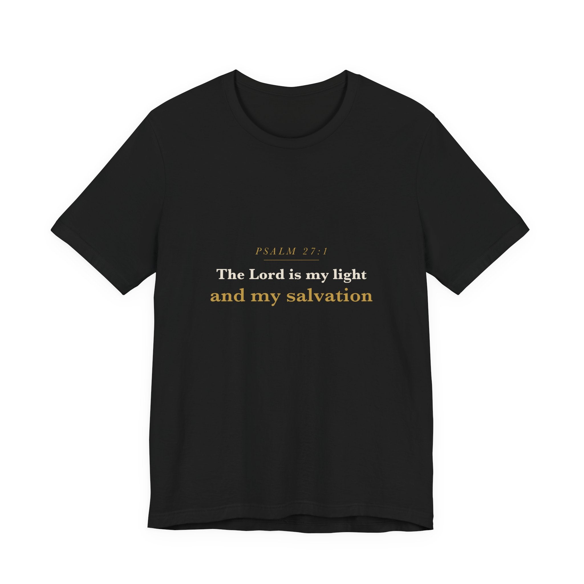 The Lord Is My Light — Psalm 27:1 Scripture Tee