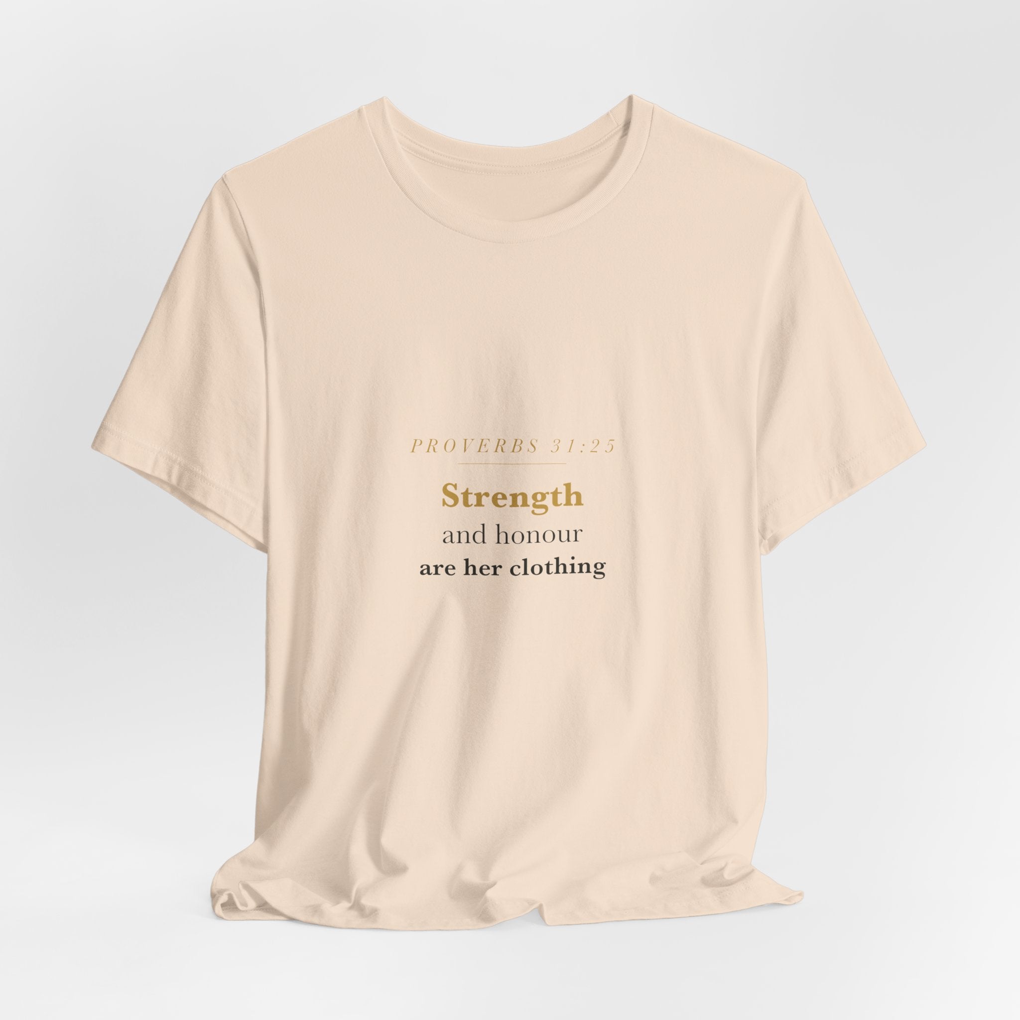 Proverbs 31:25 — Strength & Honour Wildflower Relaxed Tee