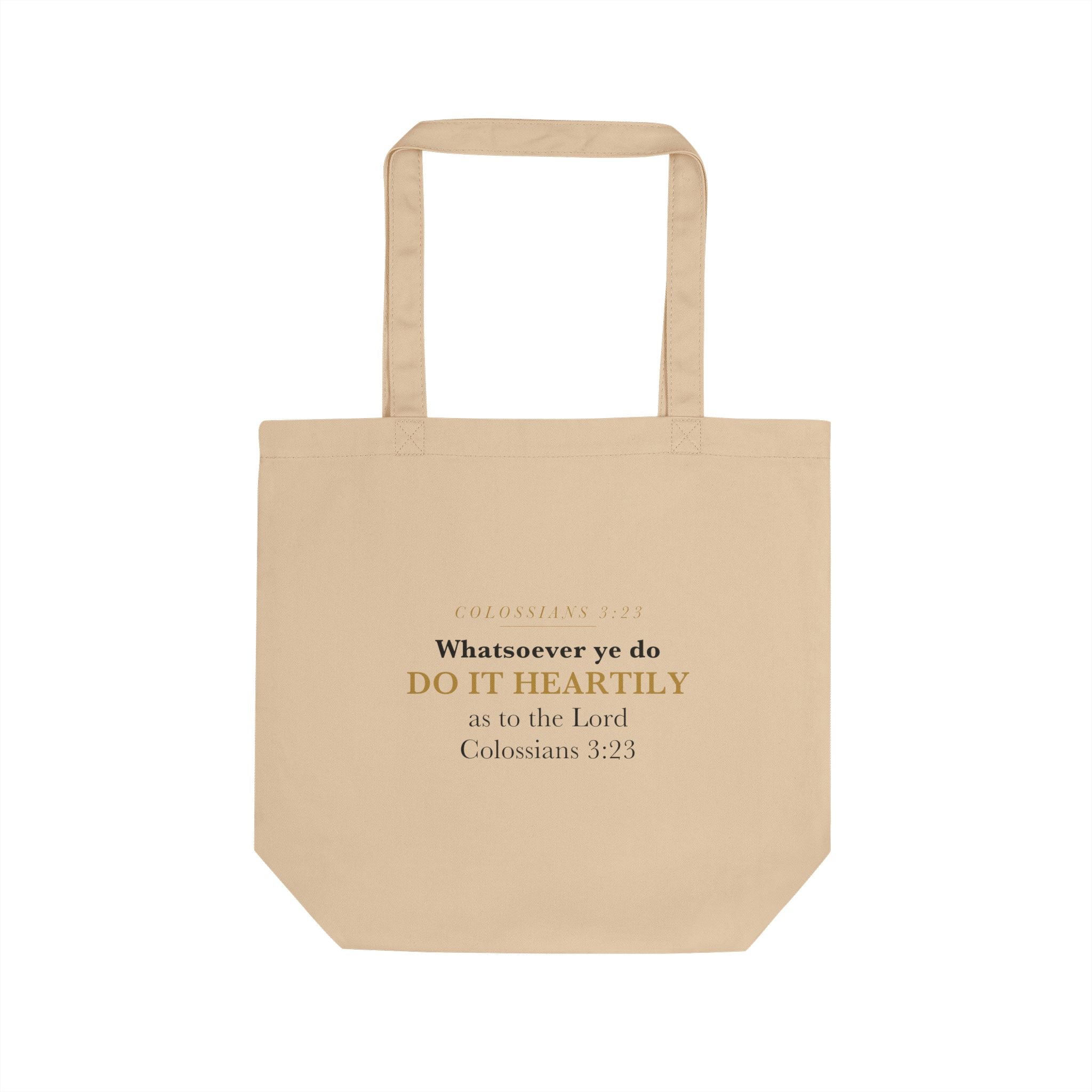 Whatsoever Ye Do Do It Heartily Colossians 3:23 Christian Nurse Tote Bag Gift